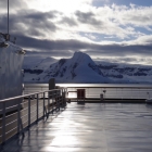 Evening on board ship