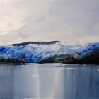 My painting of the Amalia Glacier
