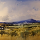 Painting of Coyhaique