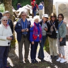 Some of the group at La Virgen Waterfalls (Chacabuco)