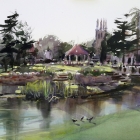 Painting-of-Strathalbyn-Park