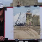 Howth Lighthouse painting