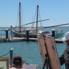 Painting traditional boat