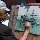 Small study of traditional boat SOLD