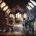 Inside the Natural History Museum, London (120 x100cm)