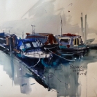 Canal barges Stratford-upon-Avon (study)