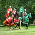 Jousters at Warwick Castle