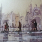 Wet in Venice WC (28 x 22cm)