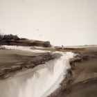 Otter-River-Budleigh-Salterton-UK-WC-53-x-35cm