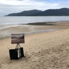 Beach painting of Cairns-foreshore