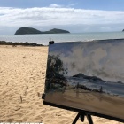 Painting-of-Double-Island-near-Palm-Cove