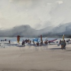 Painting-of-Four-Mile-Beach-Port-Douglas