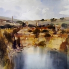 Painting-of-copper-mine-Burra