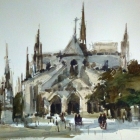 Back of Notre Dame (74 x 54cm)