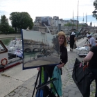 Painting barges along the Seine (2)