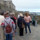 Painting the sunset (with locals) at St Malo