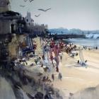 Public Beach St Malo (54 x 74cm)