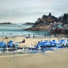 View of St Malo from Dinard (74 x 54cm)