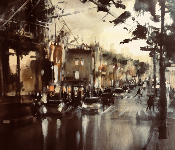 Richmond-Looking-Towards-Melbourne-WC-60-x-54-cm