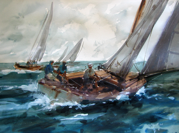 At Sea
