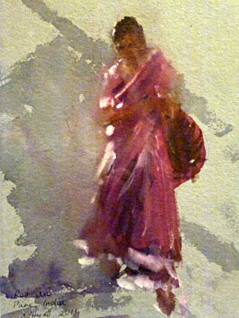 Red Sari