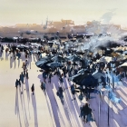 Indian-Market-WC-unframed-50x50cm