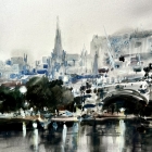 Melbourne-WC-unframed-40x40cm