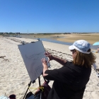 Painting at Armona Island
