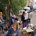 Sidmouth workshop members painting
