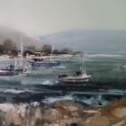 Demonstration painting Bicheno