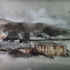Demonstration painting Port Arthur (in the rain)