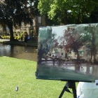 Finished painting of Bourton-on-the-Water