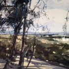 Australian Landscape WC 74x54cm