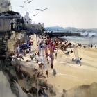 Back Beach St Malo (WC 54x74cm)