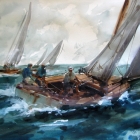 At Sea