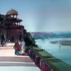 Behind The Taj